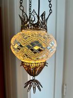 Orientalische Hängelampe mit Mosaikglas  Fassung 1xE14