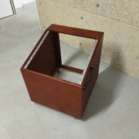 Mixintable Sidecar Rack 10HE, massiv Mahagony