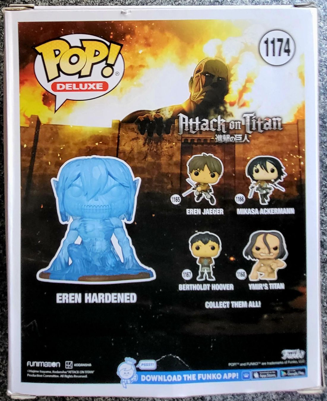 Funko Statuette: Funko Pop Attack On Titan   Eren Hardened – Nuovo e nell'imballaggio originale da Montet (Glâne) venduto da KOADA 1