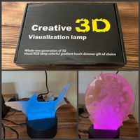 3D-Lampe *NEU*/ creative 3d visualization lamp