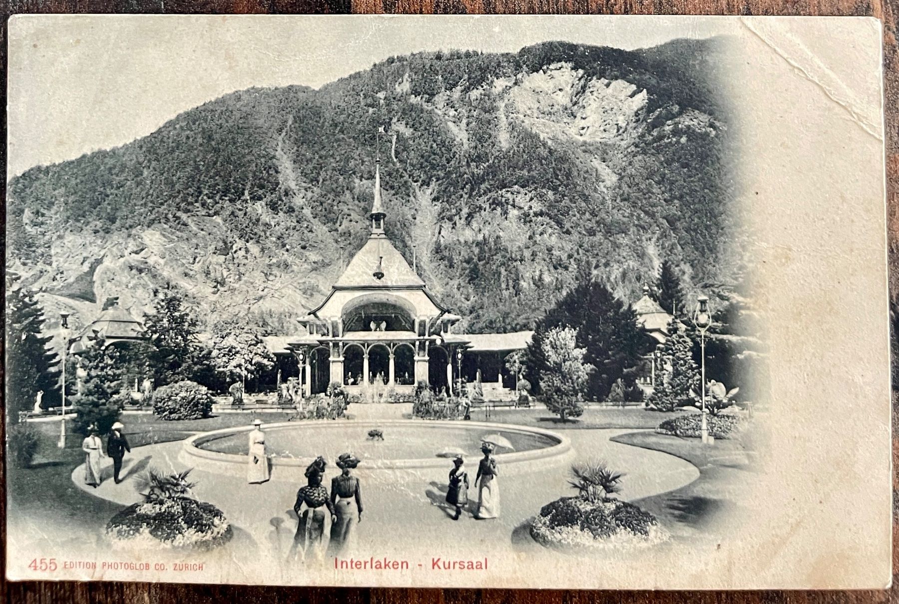Ansichtskarten: AK: INTERLAKEN - Kursaal - Animation – Gebraucht aus Lutry von Ediego