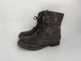 Braune Winterstiefel/ Stiefeletten Gr. 38