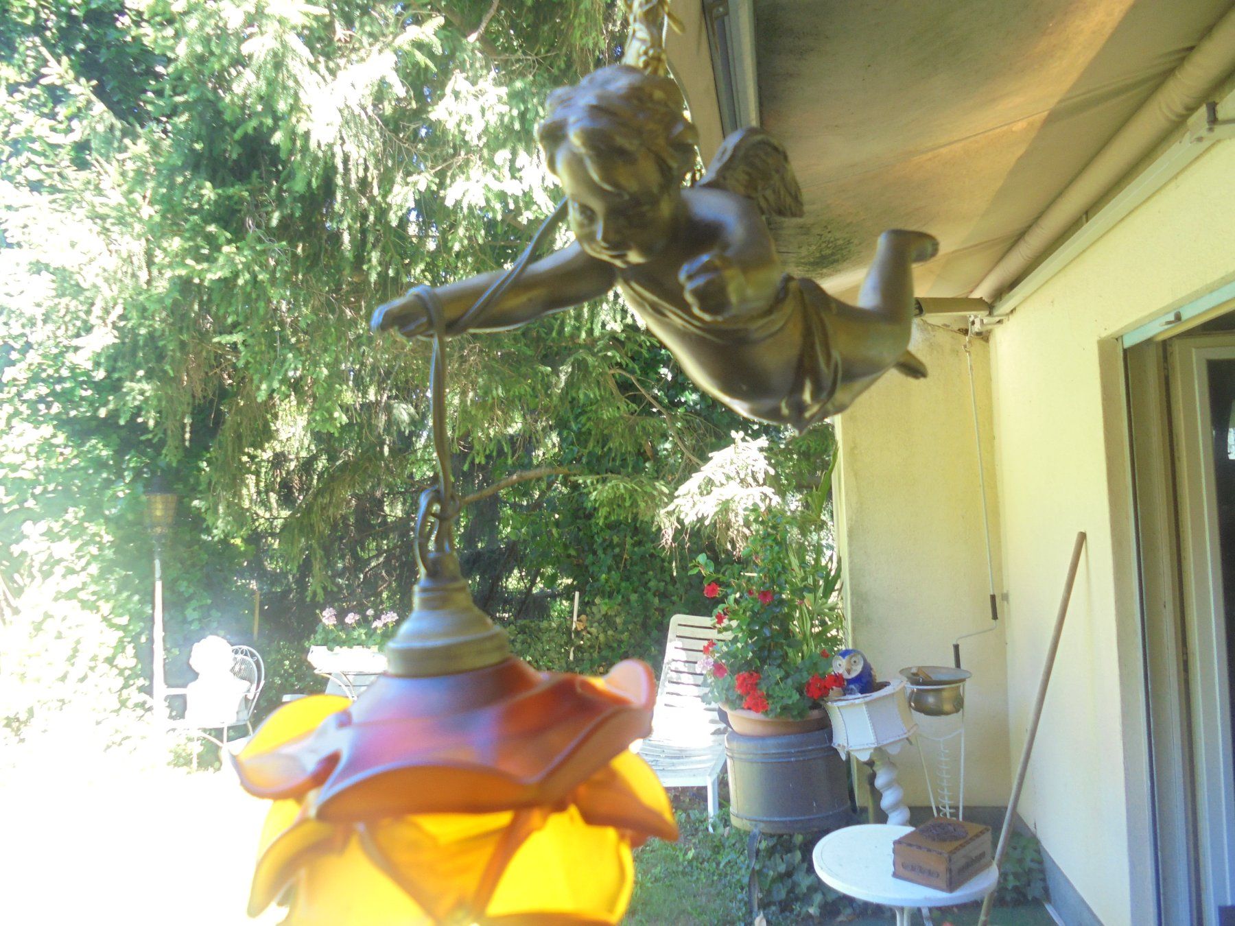 Lampadari & plafoniere: Antike Puti-Deckenlampe von ca 1920-30 – Usato da Camorino venduto da Hunpete 3