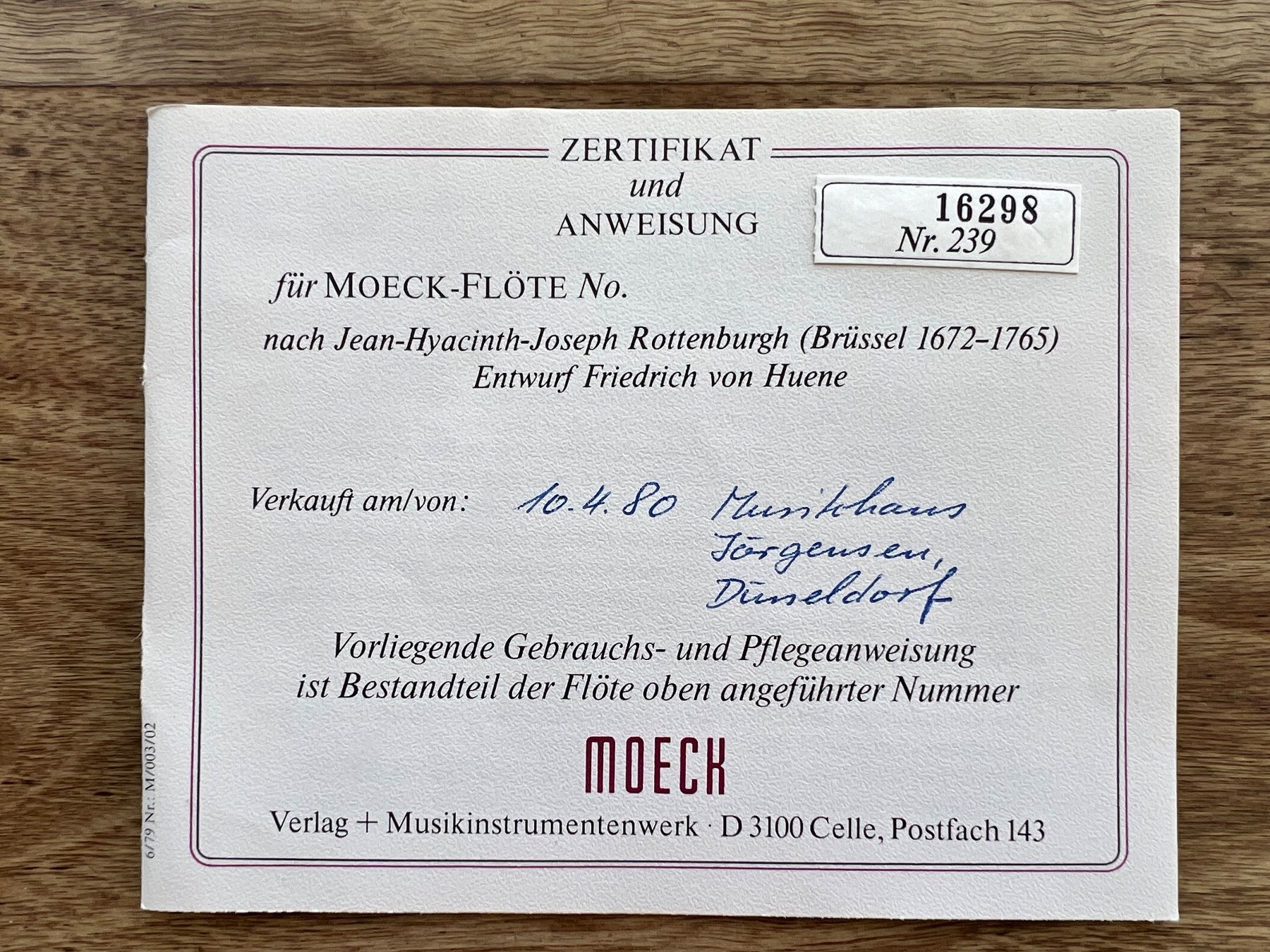 Musikinstrumente: Altblockflöte Moeck Rottenburgh – Gebraucht aus Gerlafingen von Mapaho 4