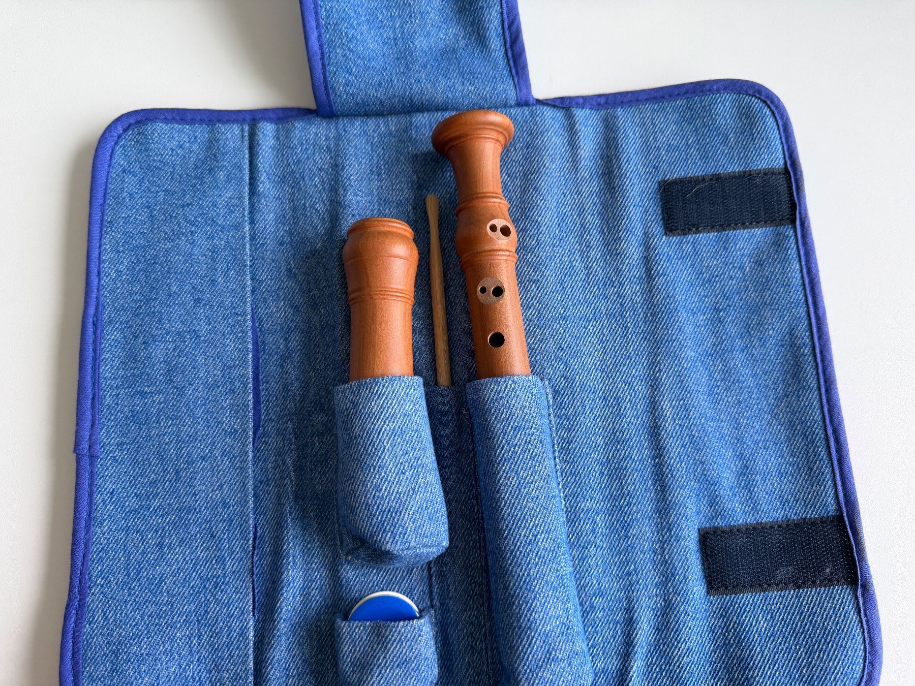 Musikinstrumente: HUBER Blockflöte inkl. Jeans-Etui – Gebraucht aus Hitzkirch von neuerbenutzername_