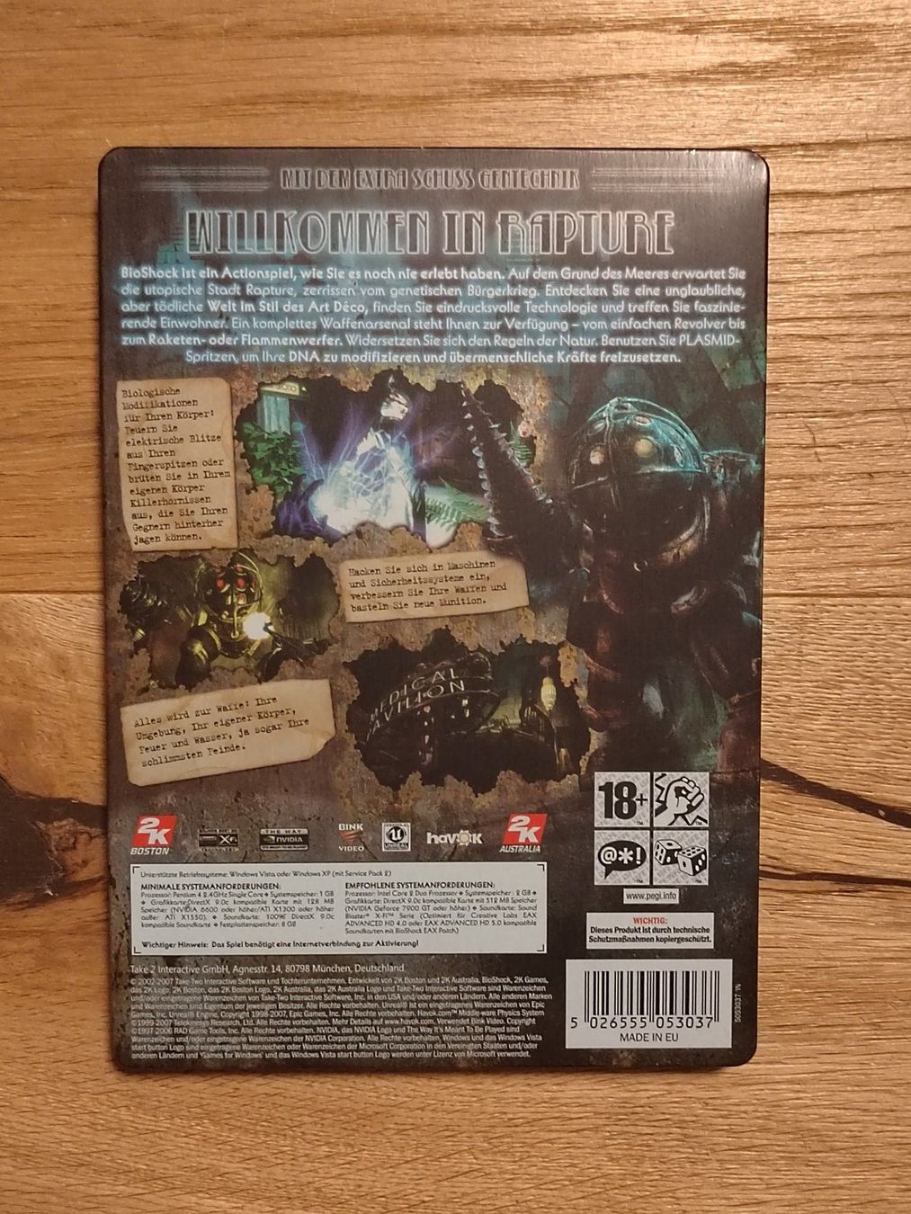 Spiele: Bioshock 2007 PC DE Metal Box – Gebraucht aus Fribourg von Nooky 1
