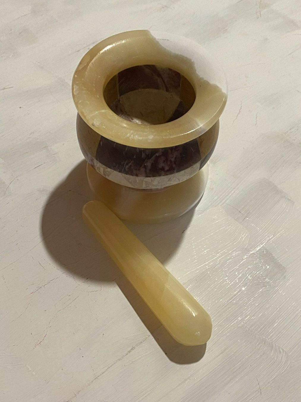 Sonstiges für das Kochen & Backen: MÖRSER Stein/Keramik – Gebraucht aus Meienried von ManuelaBoutique 5