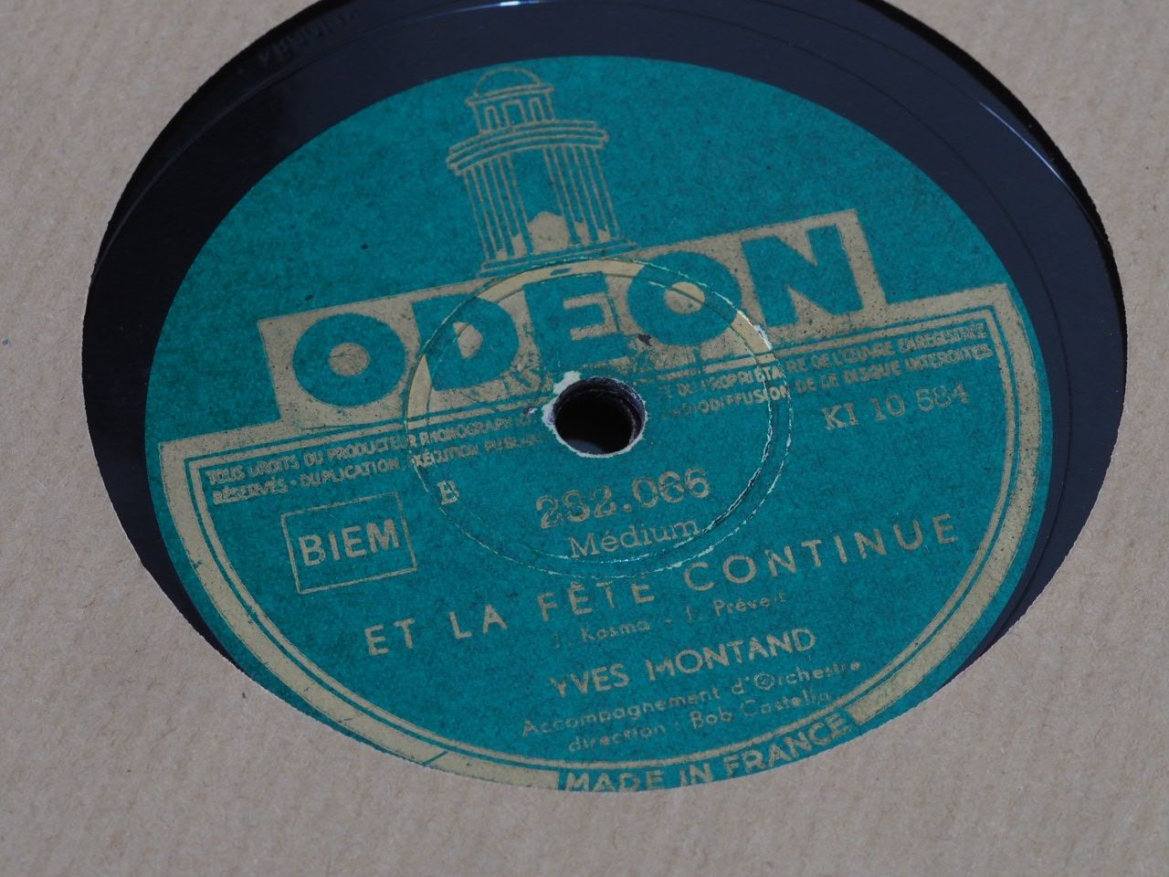 Schallplatten: DISQUES 78 TZOURS – Gebraucht aus Lausanne von Leag 8