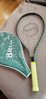 Tennisschläger grün/gelb mit Hülle