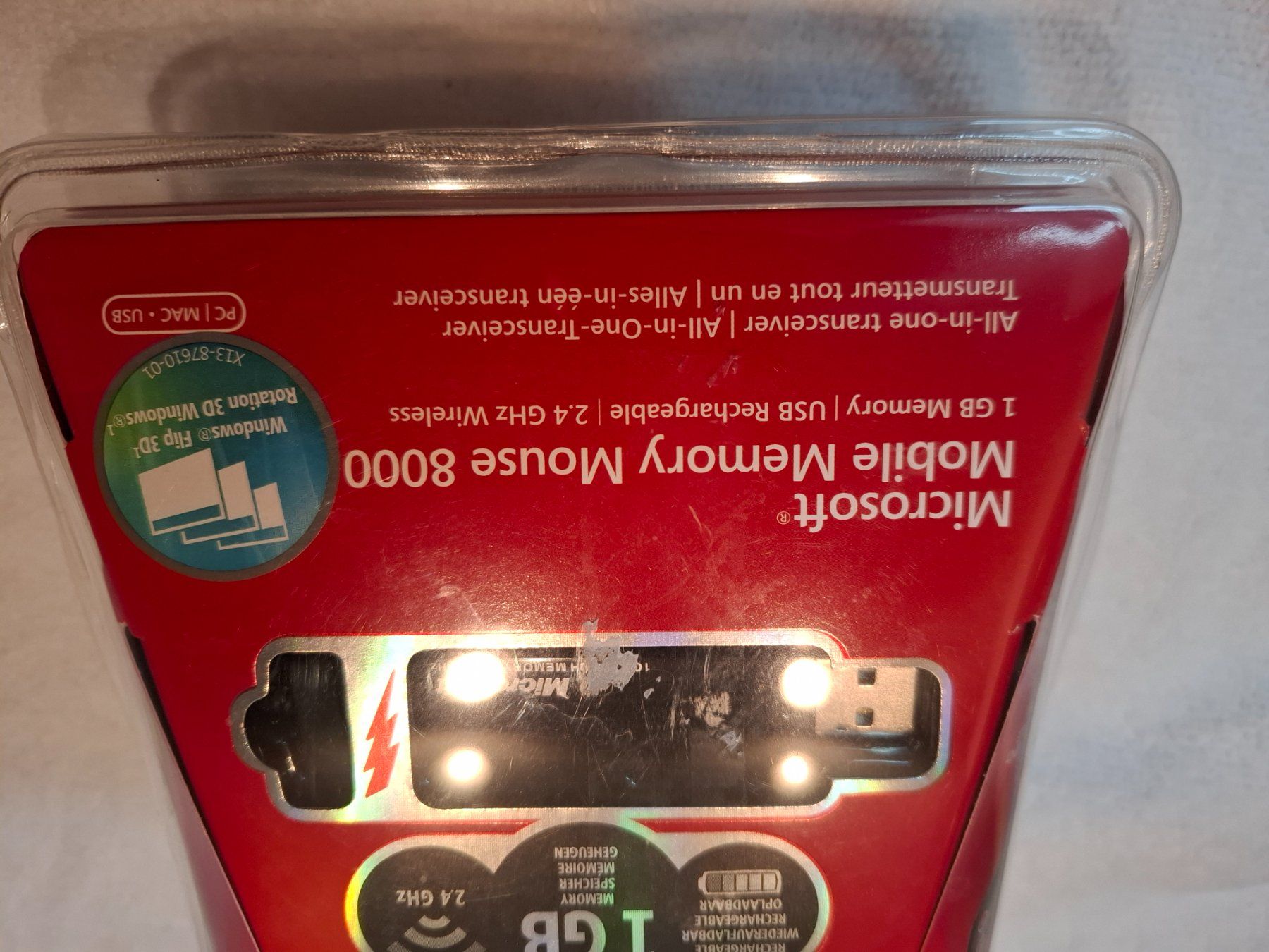 Microsoft Mouse: Microsoft Mobile Memory Mouse 8000, Neu & OVP! – Nuovo e nell'imballaggio originale da Meilen venduto da Anfield1 4