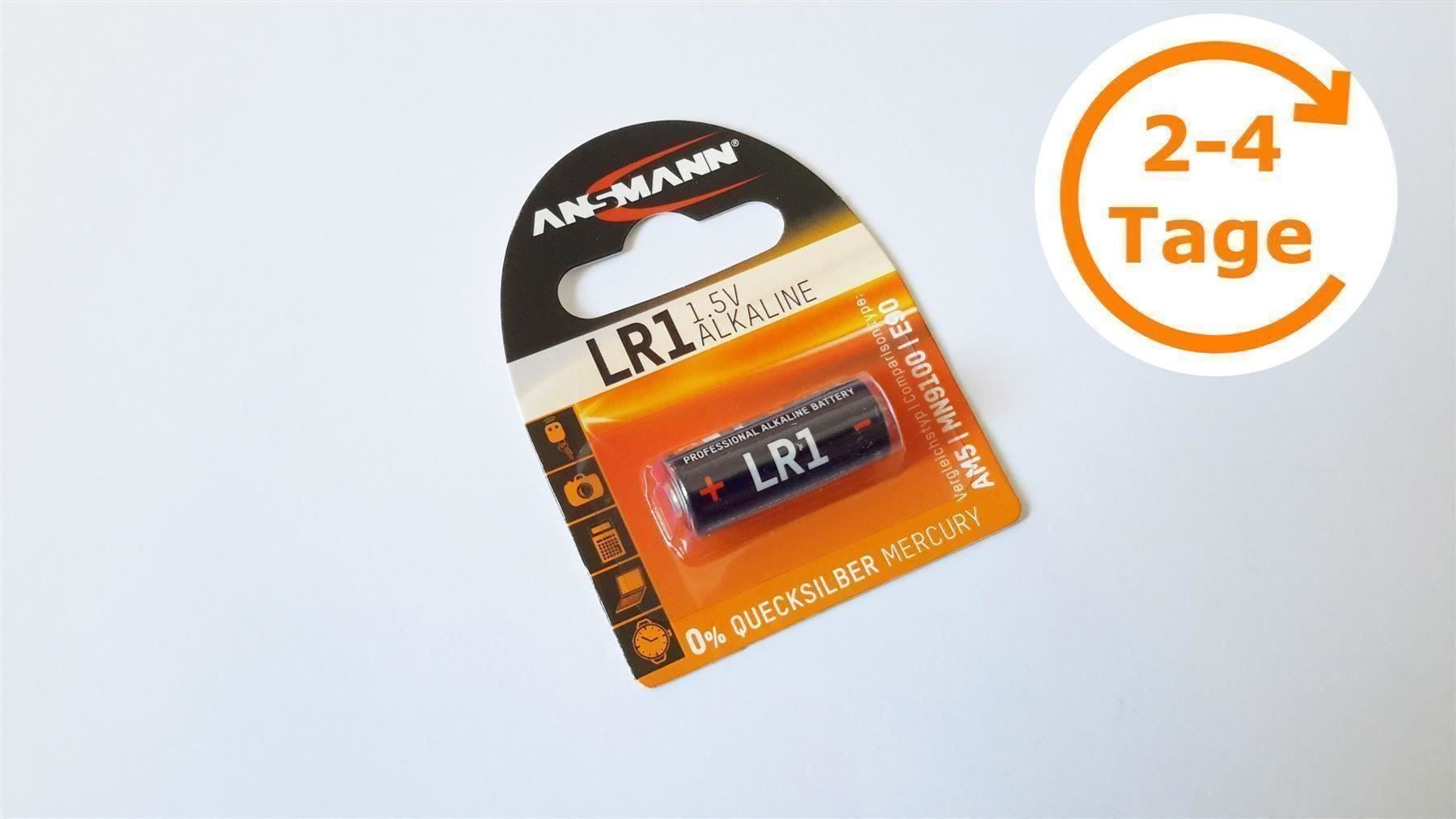 Caricatori & Batterie: Batterie Alkaline LR1, 1.5V, ANSMANN – Nuovo e nell'imballaggio originale da St. Gallen venduto da cointec