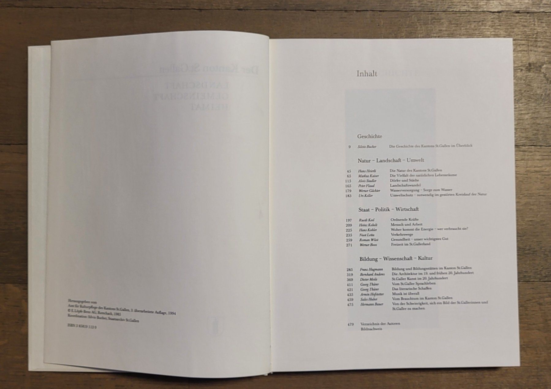 Libri: Buch "Der Kanton St. Gallen" – Usato da Au SG venduto da Bullitt_77 1