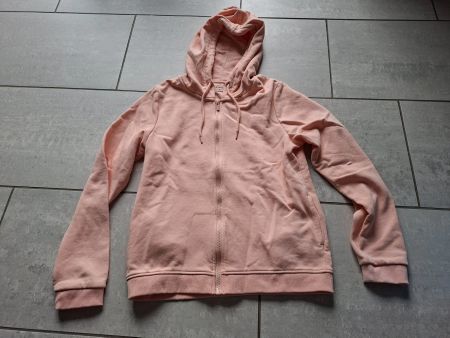 Kiabi Damen Zip-Hoodie, Gr. S, Peach Neu