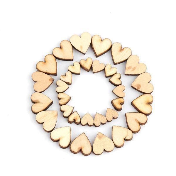 Holzartikel: 200 HOLZ HERZEN - BASTELN - DEKORATION – Neu und originalverpackt aus Kriens von swissgadget 2