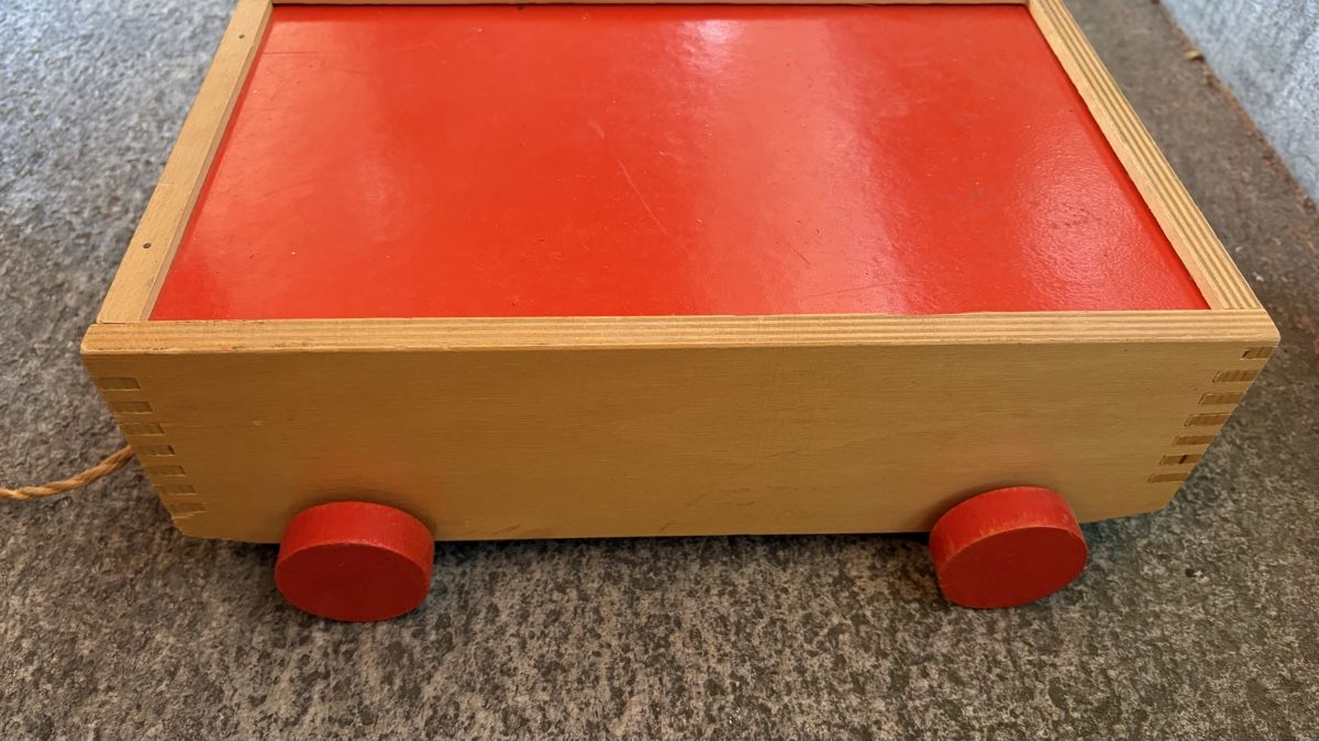Giocattoli: Holzbausteine im Wagen mit Schnur – Usato da Walenstadt venduto da Smokyboy 2