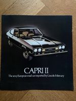 FORD CAPRI II 1976 Prospekt USA big brochure Lincoln-Mercury