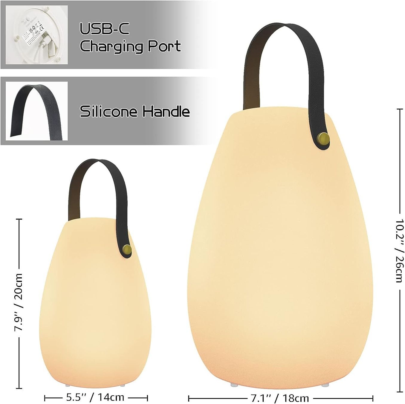Lampade: 8 Farben Dimmbar Tischleuchte – Nuovo e nell'imballaggio originale da Nuglar venduto da SaleRitter 4