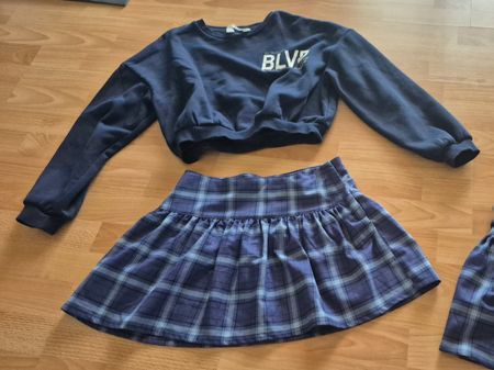 Rock mit Pullover Gr.158