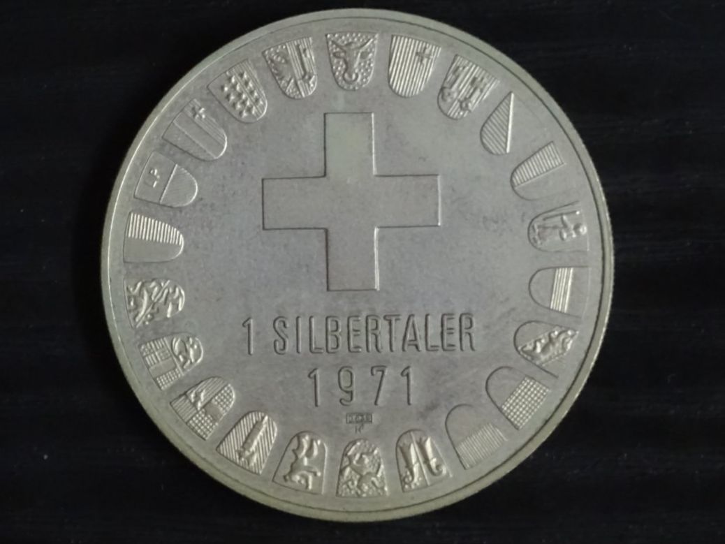 Tutti le monete: 1 Silbertaler 1971 Frauenfeld – Usato da Müllheim Dorf venduto da Roho8