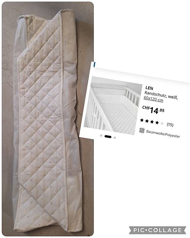 Letti: Ikea Bettumrandung, Randschutz 60x120 – Usato da Aesch ZH venduto da swissbrick