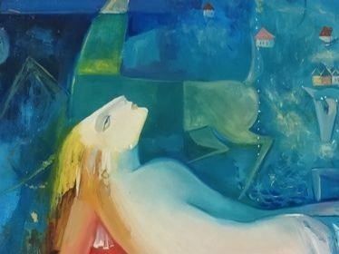 Gemälde: Im Stil von Marc Chagall – Neu und originalverpackt aus Udligenswil von beewhisperer 4