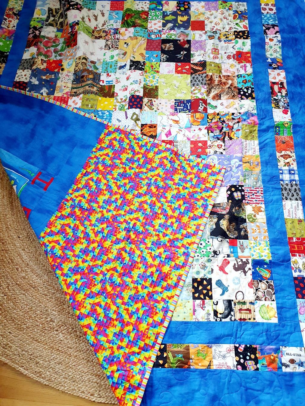 Coperte: Quilt - Decke mit Kissenüberzug – Nuovo (secondo la descrizione) da Richterswil venduto da Lionlion 3
