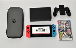 Nintendo Switch Console + Super Smash Bros Ultimate