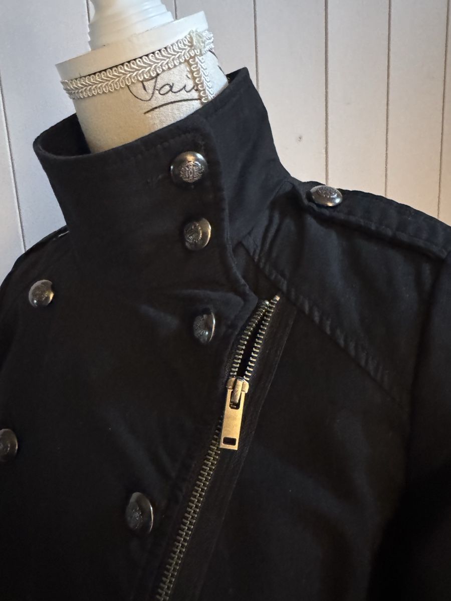 Promod Jacken & Mäntel: Leichte Jacke Schwarz aus Baumwolle, Grösse 36 – Gebraucht aus Cham von matap1 2