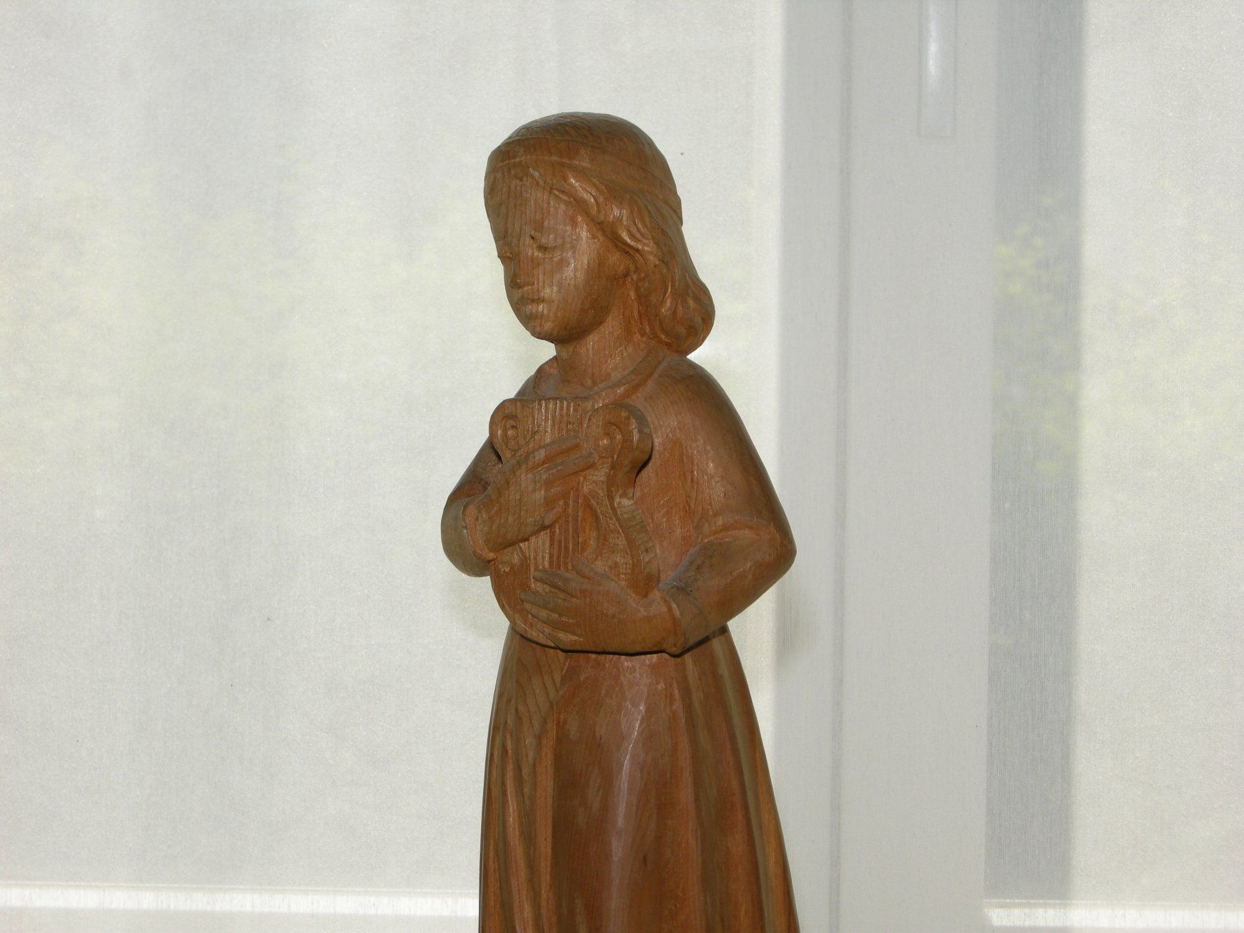 Sculture & Statue: Wunderschöne alte geschnitzte grosse Engel Statue / Skulptur – Usato da Aarau venduto da Pearlz 3