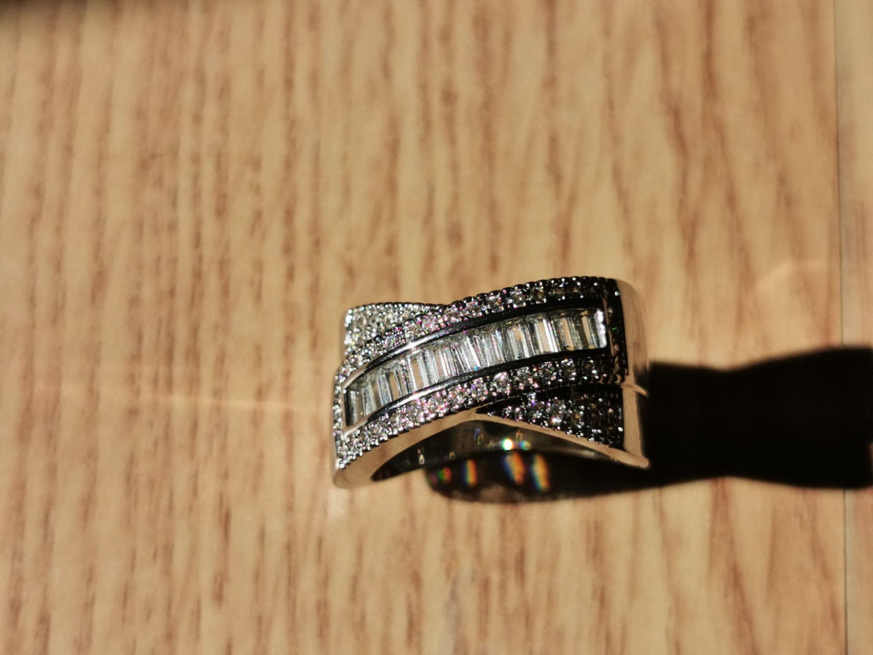 Anelli: Damen Silber 925 Ring mit Zirkone – Nuovo e nell'imballaggio originale da Schlieren venduto da vlalif 7