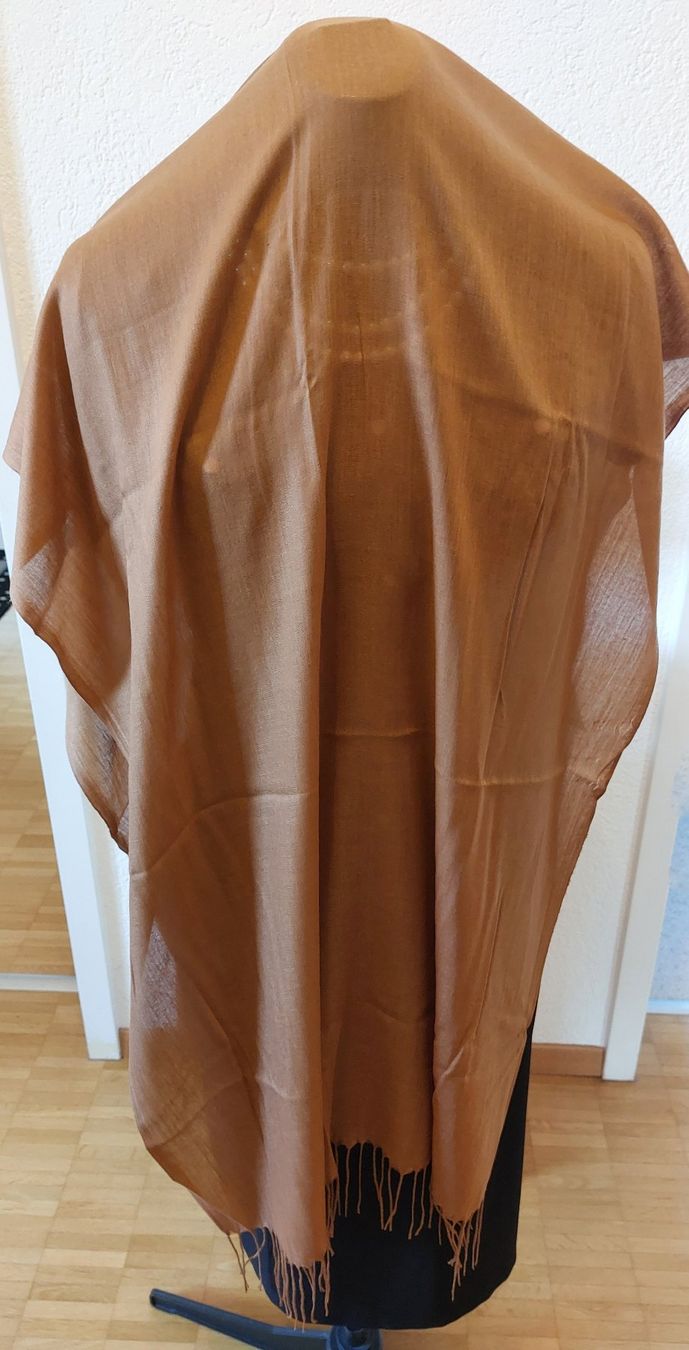 Foulard & Sciarpe: Weiche Pashmina Schal braun – Nuovo e nell'imballaggio originale da Zollikofen venduto da Blackie 7
