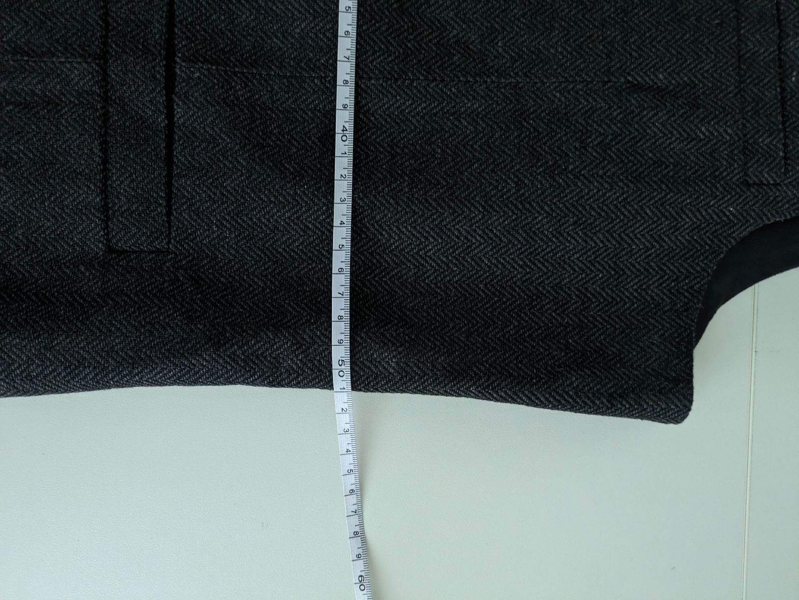 Gilet & Giacche: Herren Weste Pattern Fischgrät grau Grösse M  – Usato da Rorschach venduto da joh_v2y2 6
