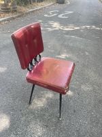 10 x Rote Lederstühle