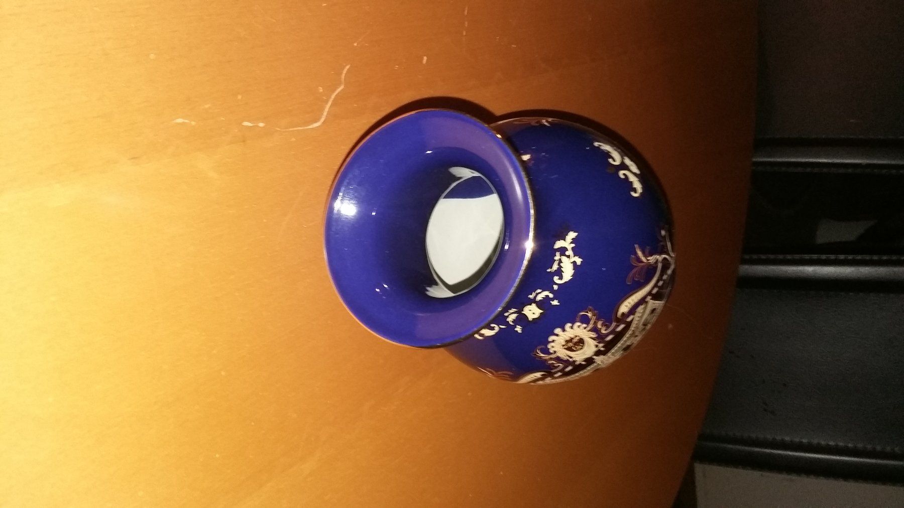 Vasen & Gefässe: T.Limoges golden Cobalt Vase – Gebraucht aus Bern von Imamrashed 5