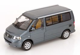 VW T5 Bus California 2003-2009 grau met.      1:18 von NOREV