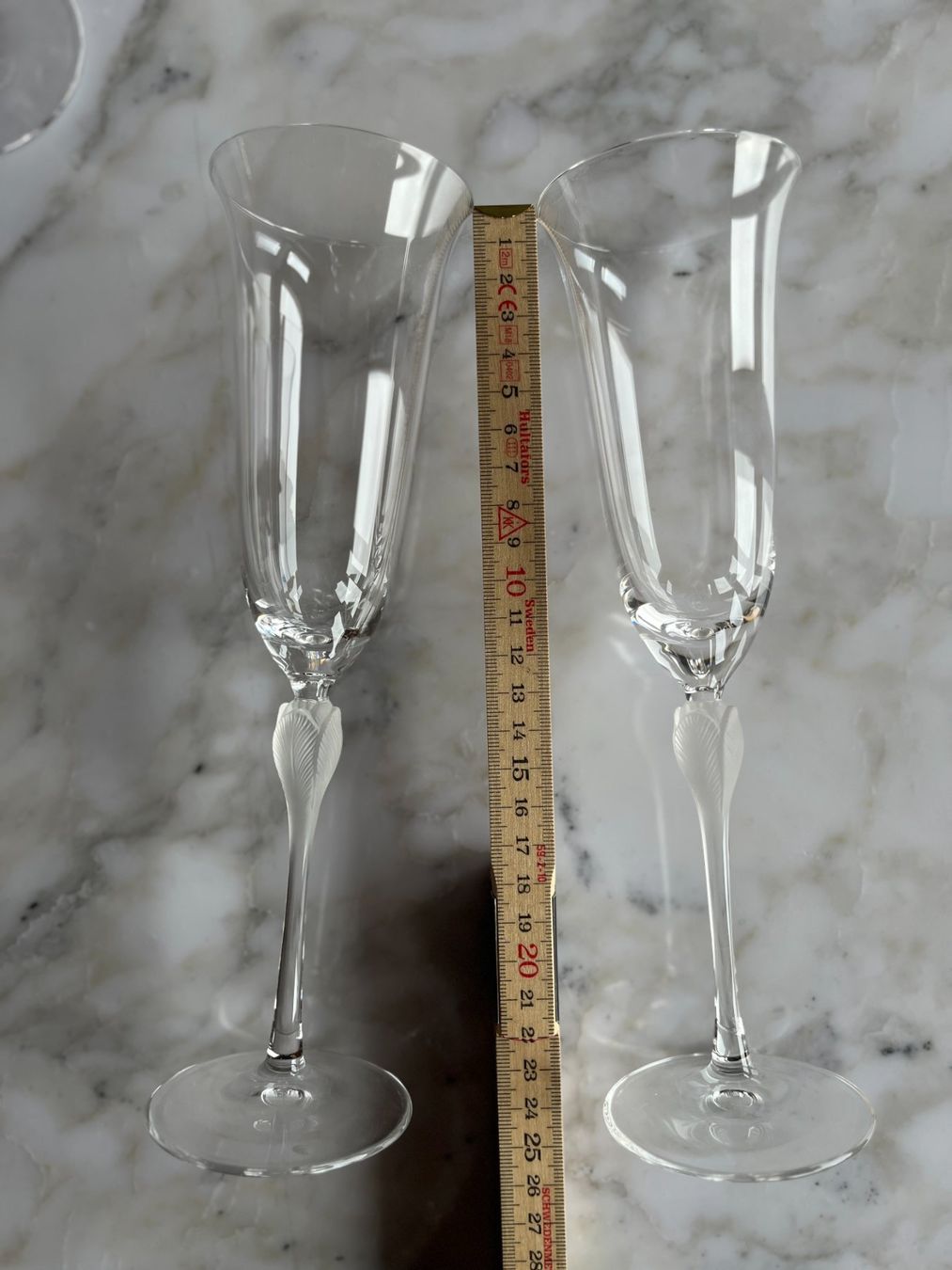 Bicchieri: Champagner/Sektkelche, Stiel in Tulpenform "frosted" – Usato da Bern venduto da cubus01 2