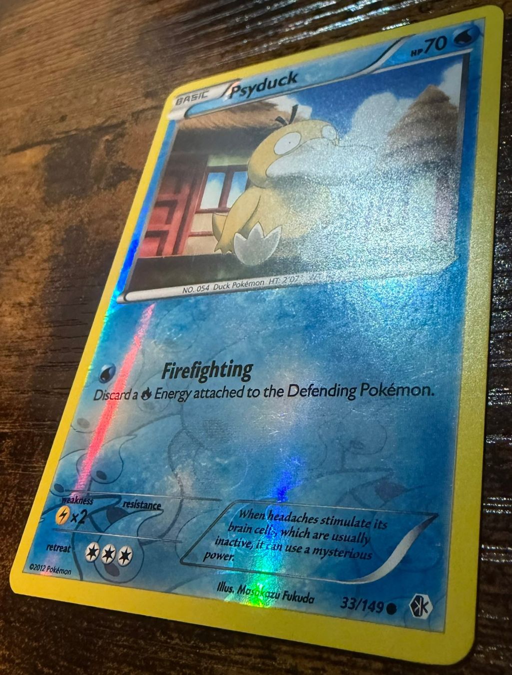 Pokémon Carte collezionabili: Psyduck Reverse Holo 33 – Usato da Zürich venduto da PEACECOCOON 1