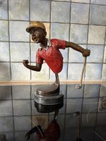 Bronzefigur "Golfer" mit Golfschläger