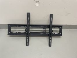 Wandhalterung TV schwarz 74x42 cm Stahl