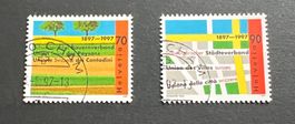 CH-Marken 1997 Eckgestempelt