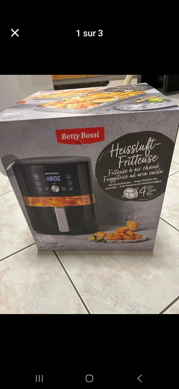 Forni: Airfryer Betty Bossi, 4 l – Nuovo e nell'imballaggio originale da Clarens venduto da ato_d8ph