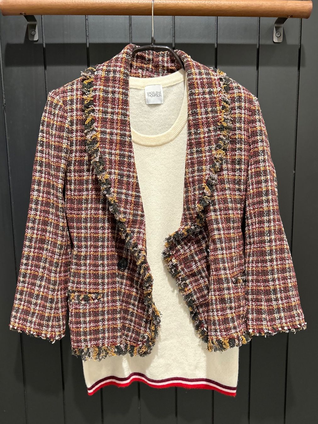 Isabel Marant Giacche: Isabel Marrant Etoile Tweed Jacket – Usato da Zug venduto da CarolineRunge