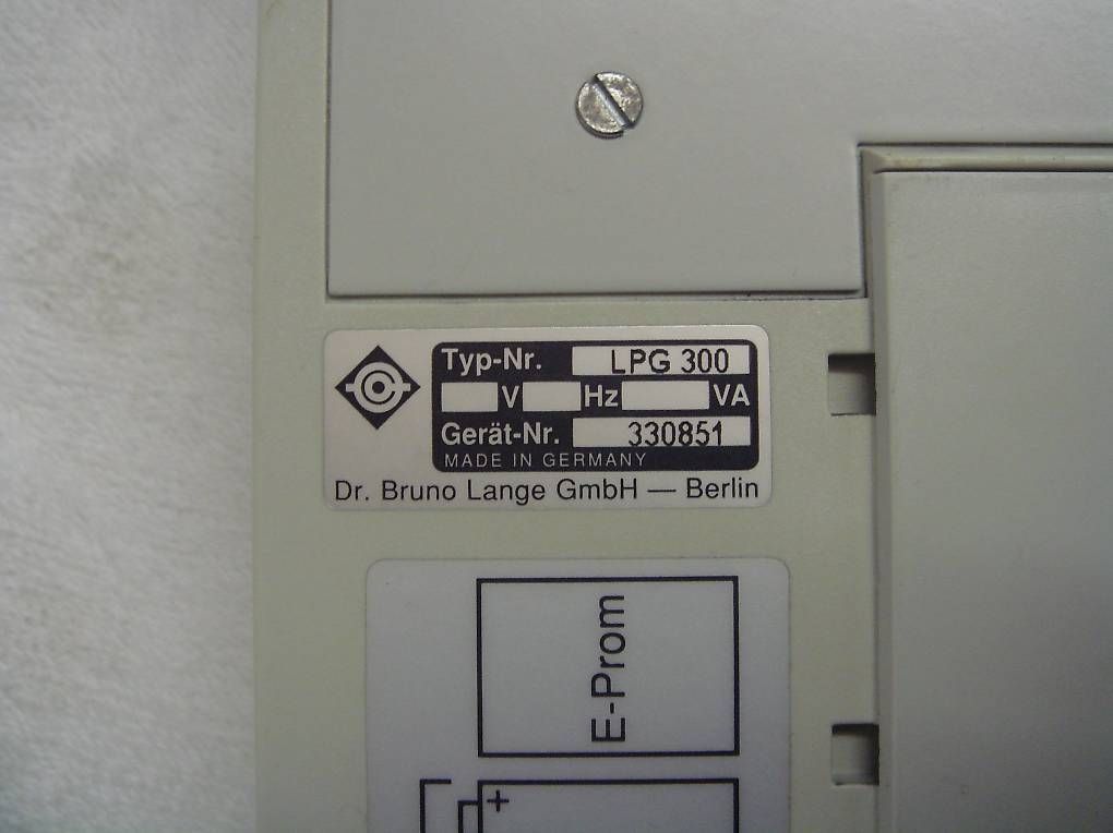 Misurare: Dr. Lange Sensor Array Photometer LASA 20 Spektralphotometer – Usato da Walzenhausen venduto da nobelsales 5