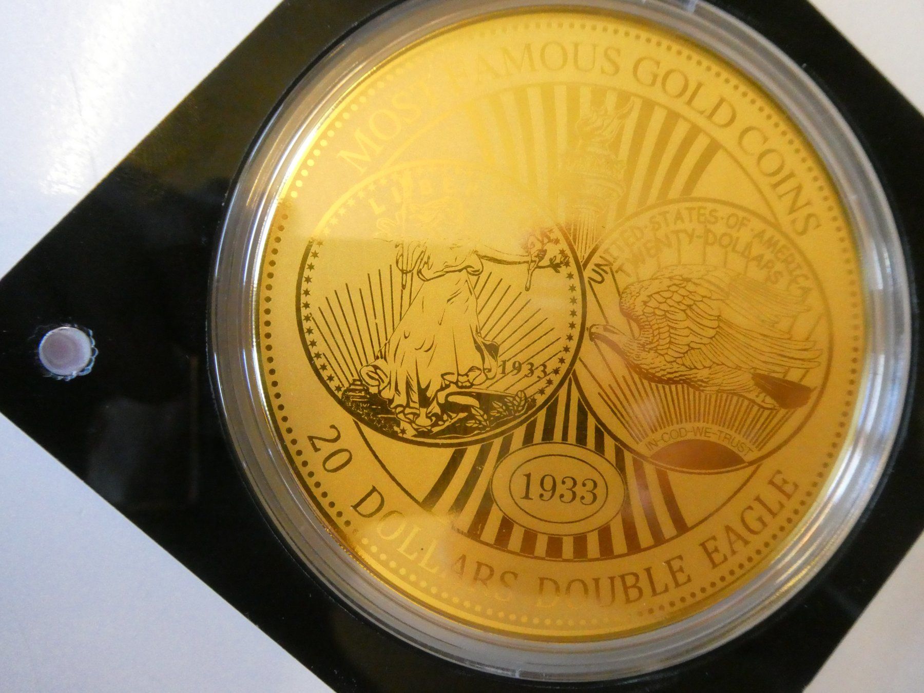 Medaillen: Medaille 20 Dollars Double Eagle, 1/100 Oz Feingold .999 – Neu (gemäss Beschreibung) aus Hinterforst von Rohusri 1