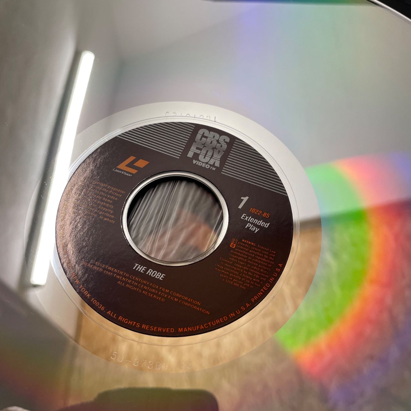 Tutti i DVDs: The Robe - LASER DISC - Englisch Orig. – Usato da Stans venduto da Brode 3