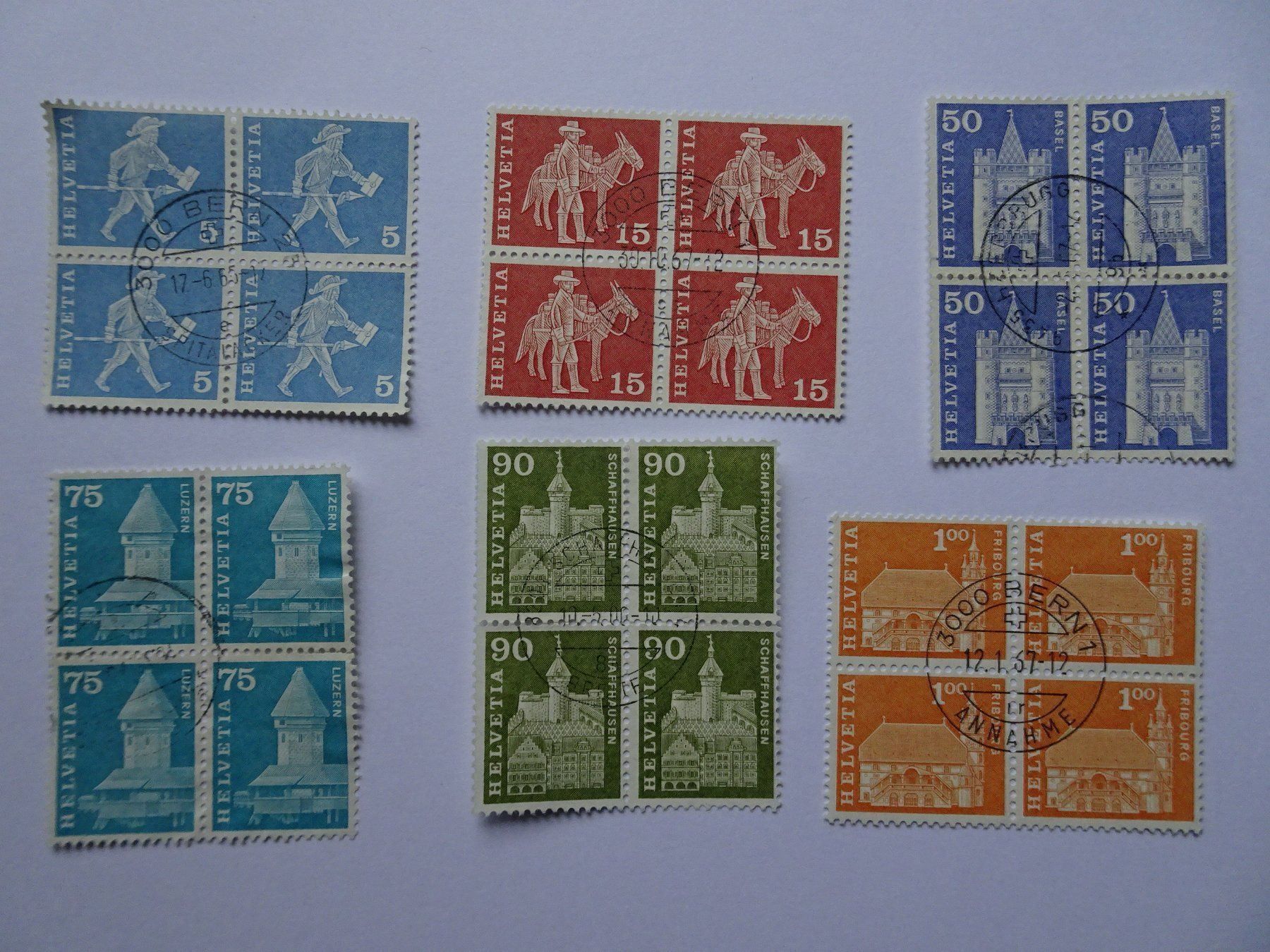 Tutti i francobolli: 1963/67 Typ L – Usato da Aadorf venduto da Chnorli-Furz