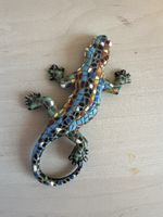 Bunter Mosaik Gecko Magnet aus Barcelona