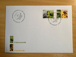 Schweiz Tourismus Briefmarken-Satz, Ersttagsbrief 2000! (55)