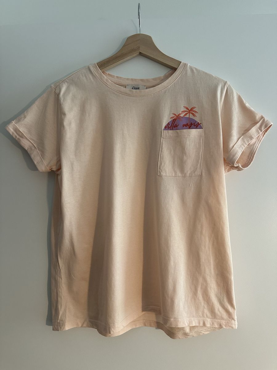 Etam T-shirt: Haut rose saumon taille M Etam – Nuovo (secondo la descrizione) da Lausanne venduto da sou_w9bl