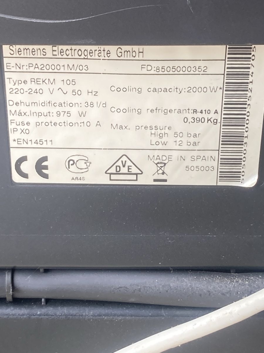 Siemens Klimageräte: Klimagerät Siemens – Gebraucht aus Balterswil von Lichtarbeiter 2